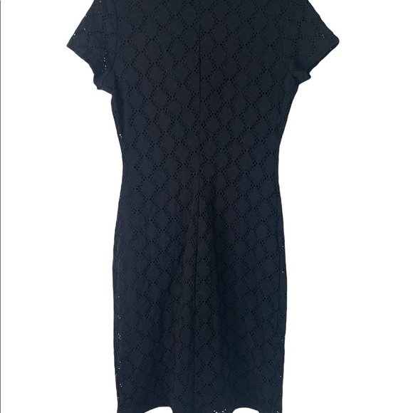 NWT Isaac Mizrahi Black Eyelet Dress Size S - Picture 6 of 6